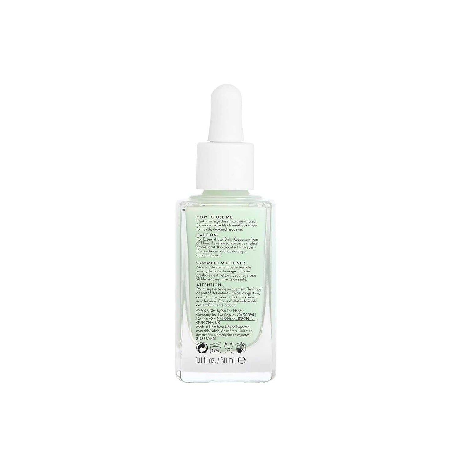 Cruelty-Free Antioxidant Super Serum in glass dropper bottle, 1 oz.