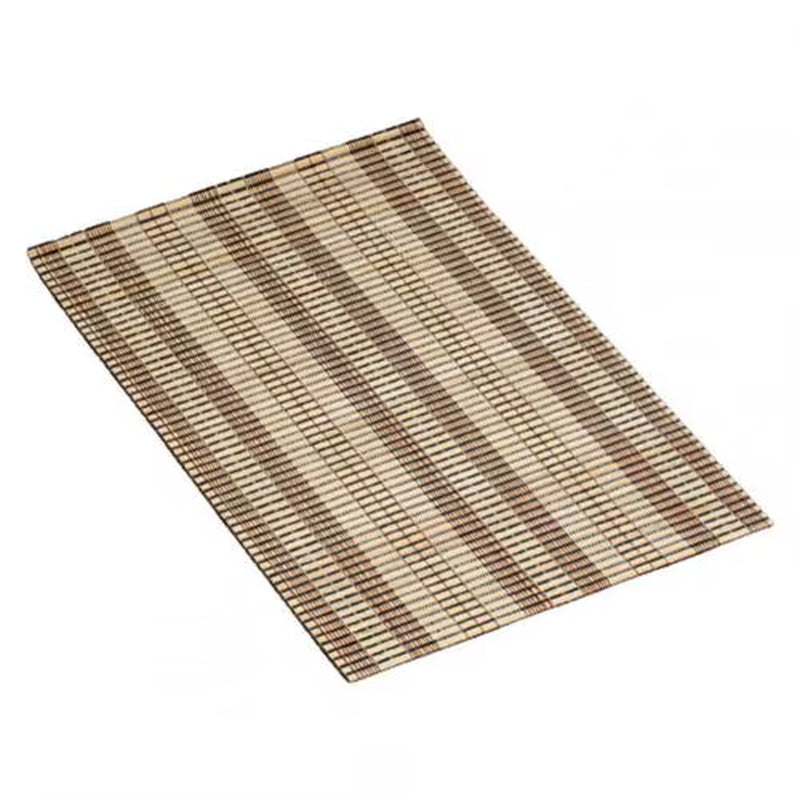 Decorative waterproof lightweight bamboo table mat with natural finish for dining table protection and style