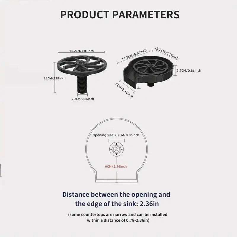 High Pressure Automatic Cup Washer dimensions and installation guide.