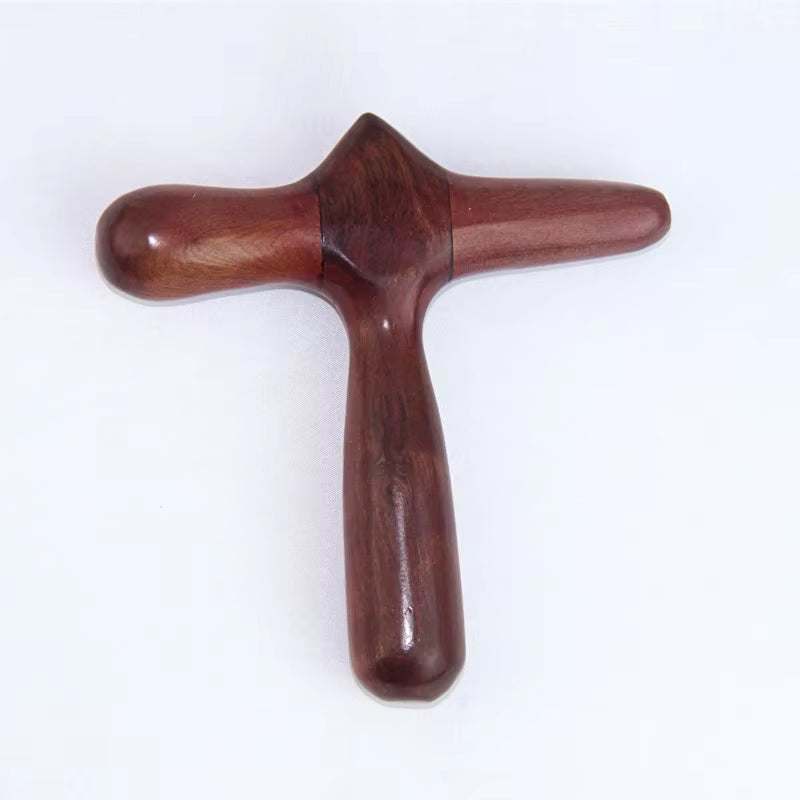 wooden body massage stick for deep tissue and acupressure therapy