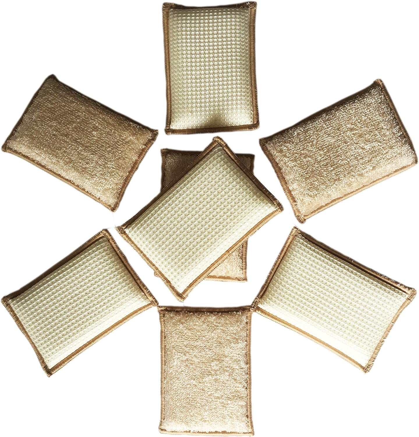 Bamboo Dish Sponge, biodegradable and durable for kitchen cleaning.