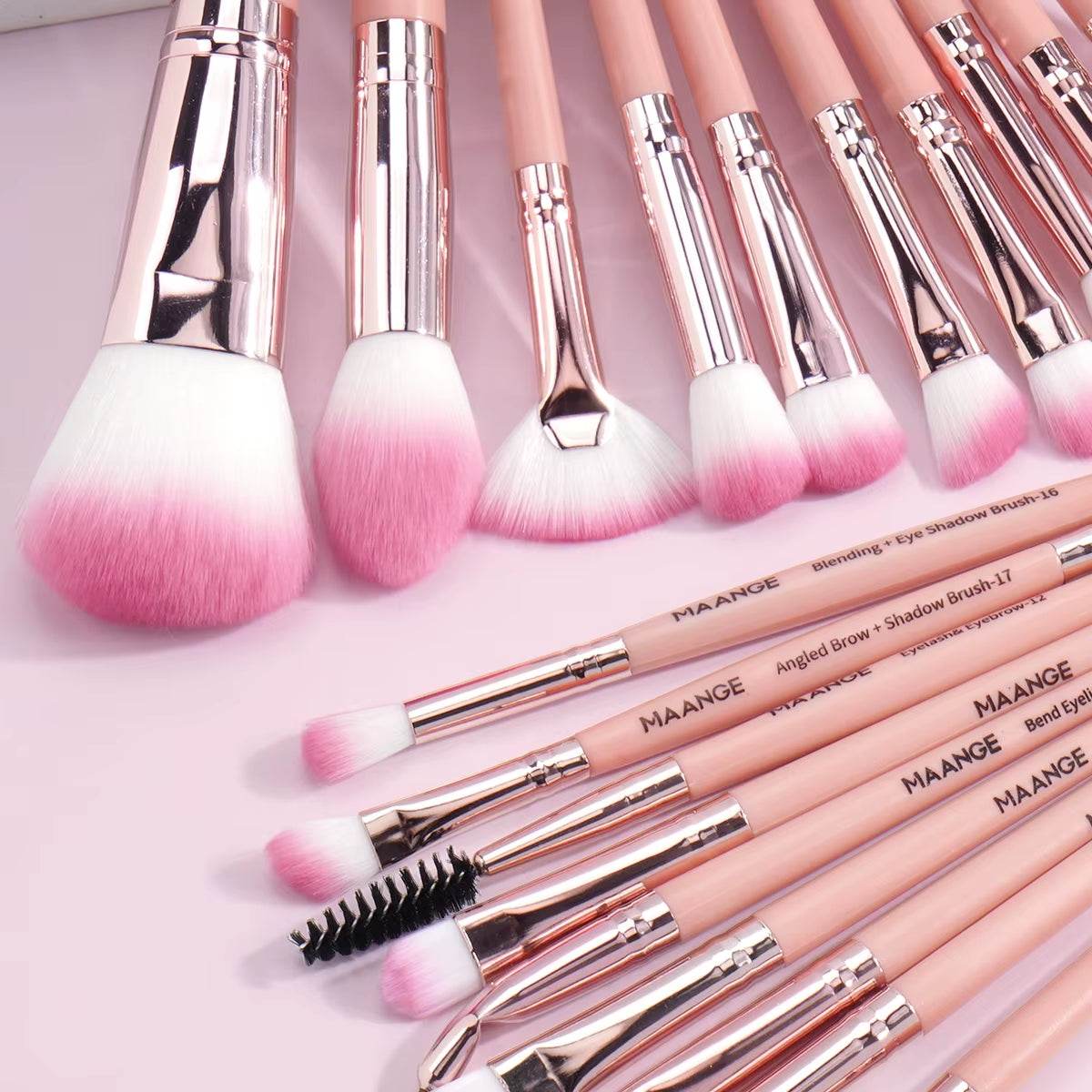 27PCS Makeup Tools Kit with brushes and puffs, ideal for flawless makeup application and portability.