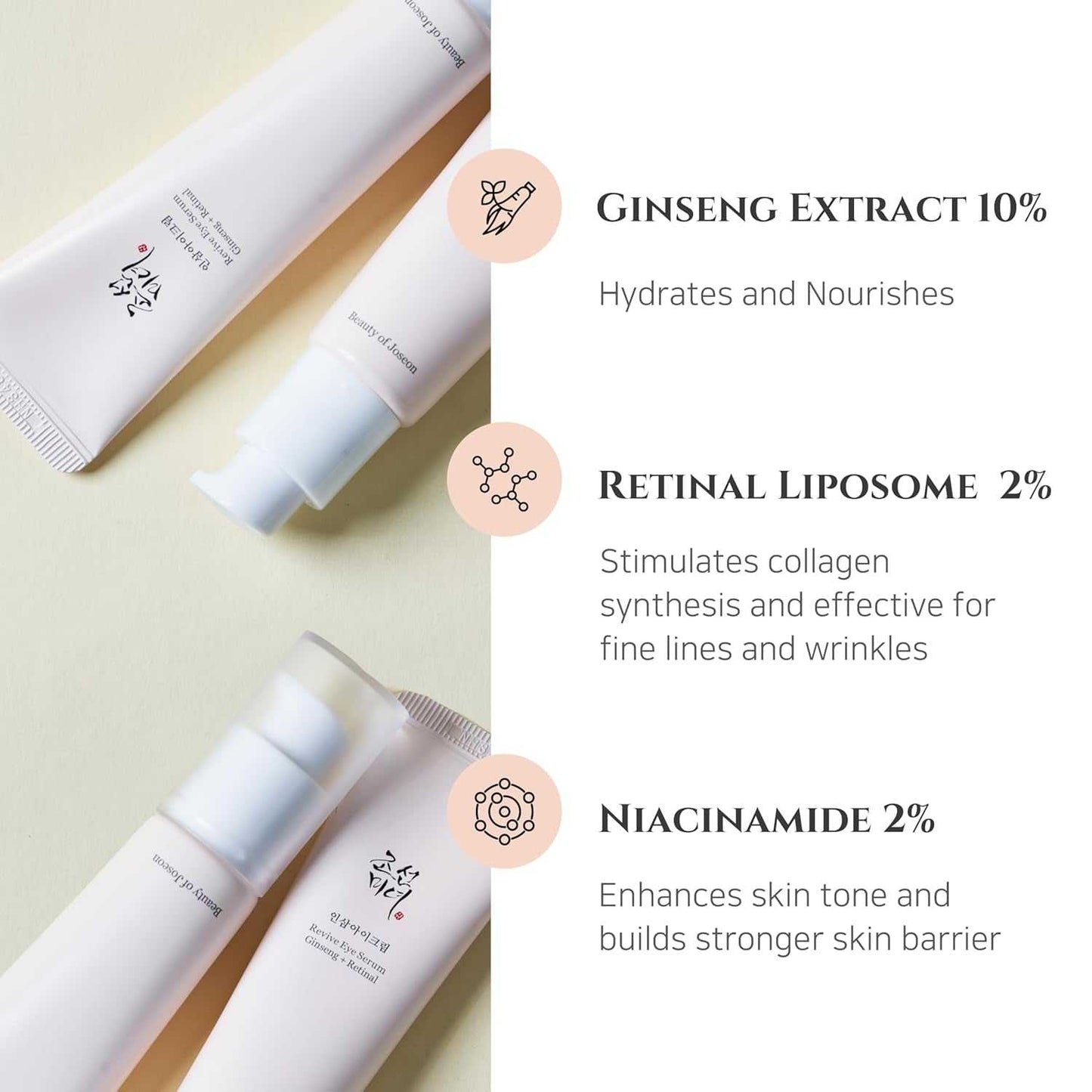 Wrinkle Trio Green Plum Eye Serum set with deep-cleansing gel, hydrating eye serum, and brightening glow serum for anti-aging and skin nourishment