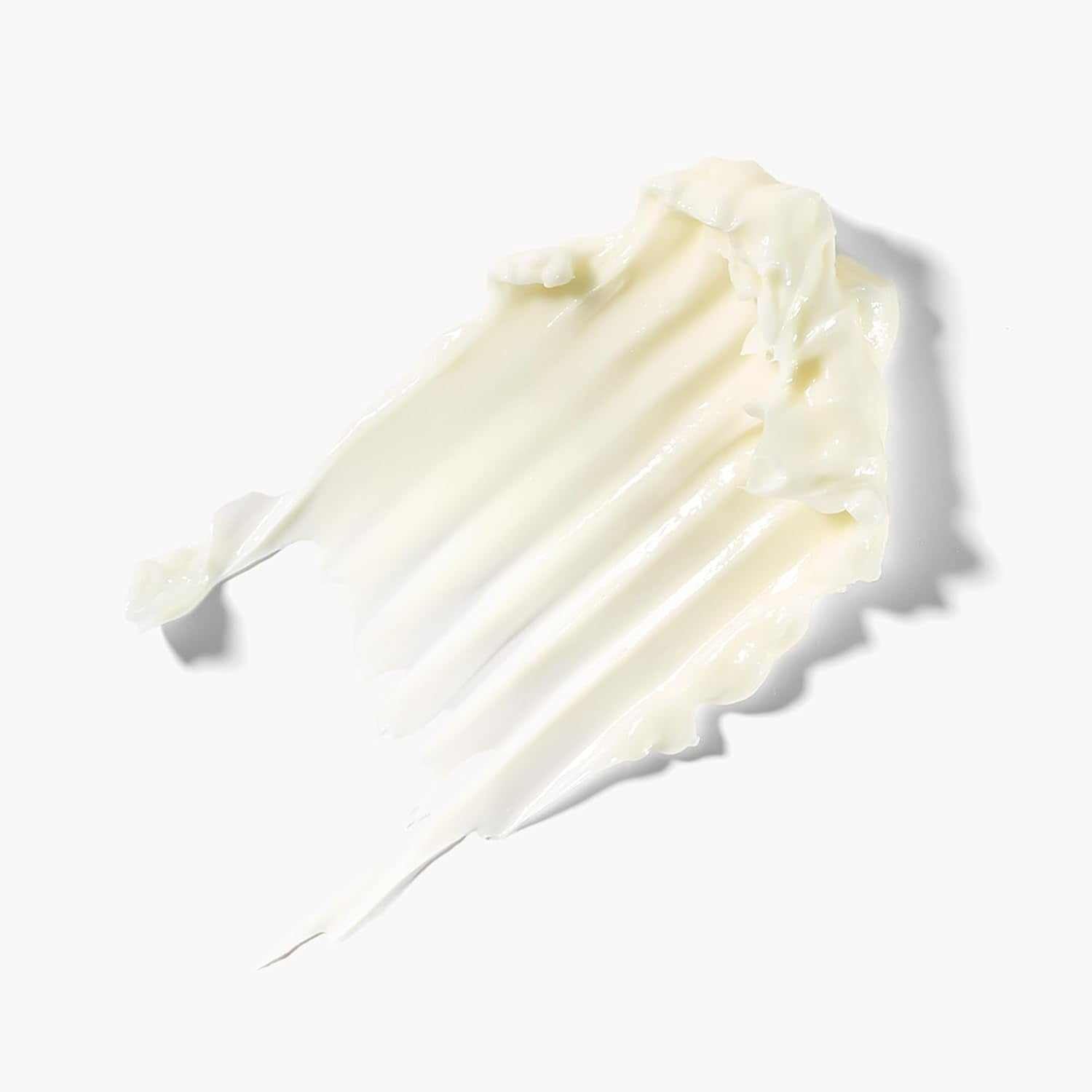 Green Apple Firming body moisturizer creamy texture smear on white background