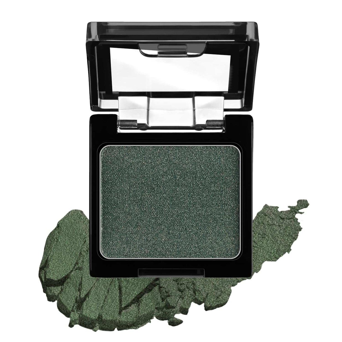 Ultra-pigmented emerald green eyeshadow with silky-smooth texture and Vitamin E infusion for long-lasting, vibrant eye color.