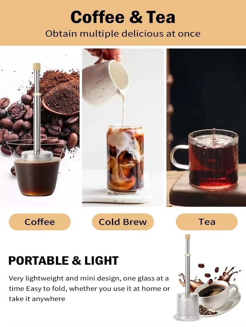 Reusable Coffee Filter for coffee, cold brew, and tea - eco-friendly and portable.