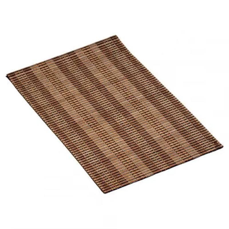 Decorative waterproof lightweight bamboo table mat for dining and kitchen use