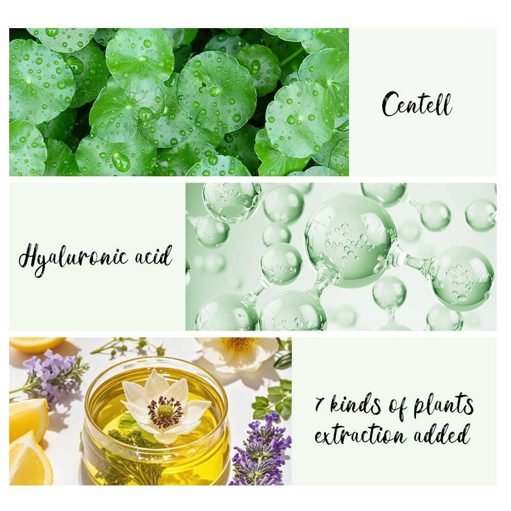 Green Tinted Face Primer – Color Correcting Base for Redness, Pore-Blurring & Hydrating with Hyaluronic Acid