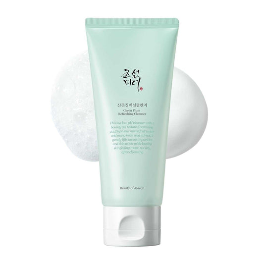 Deep pore blackhead remover with green plum extract and cleansing foam.