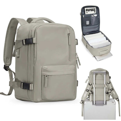 Stylish Women's Cabin Travel Backpack - Spacious, Water Resistant Laptop Bag for EasyJet and Ryanair Carry-Ons