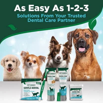 Dog Toothbrush & Enzymatic Toothpaste Kit – Natural Teeth Cleaning for Fresh Breath & Healthy Gums