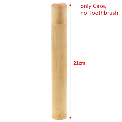 Toothbrushes Natural Bamboo Toothbrush Bamboo Charcoal Toothbrush Low Carbon Wood Handle Portable Travel Home Use Oral