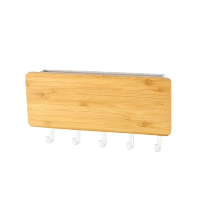 Stylish Wall Hanging Bamboo Key & Coat Hanger - Organize Your Home with Elegance!