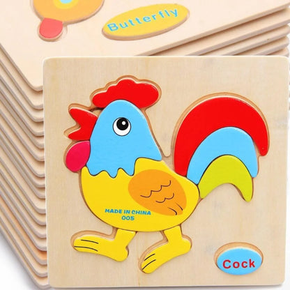 Wooden Puzzles Toddler Toys for Kids 1 2 3 Years Old Boys Girls Toddler Puzzles Montessori Toys Eco Friendly Child Gifts with Animal Shape Puzzles Preschool Learning Toys,1 Pc