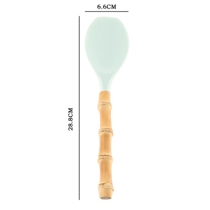 Basting Brush Whisk Tong Spaghetti Pasta Server Turner Spatula Scoop Ladle Soup Serving Spoon Bamboo Root Silicone Kitchenware