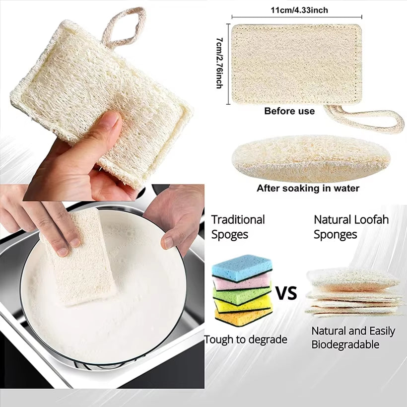 Kitchen Cleaning Brush Natural Bamboo Dish Scrub Brush Set Eco Friendly Dish Brush with Bamboo Handle Dish Scrubbers