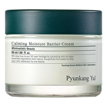 [PKY] Calming Moisture Barrier Cream – Instantly Soothes Sensitive Skin | Hydrating with Hyaluronic Acid & Ceramide | Vegan Korean Skincare (1.69 Fl. Oz, 50mL)