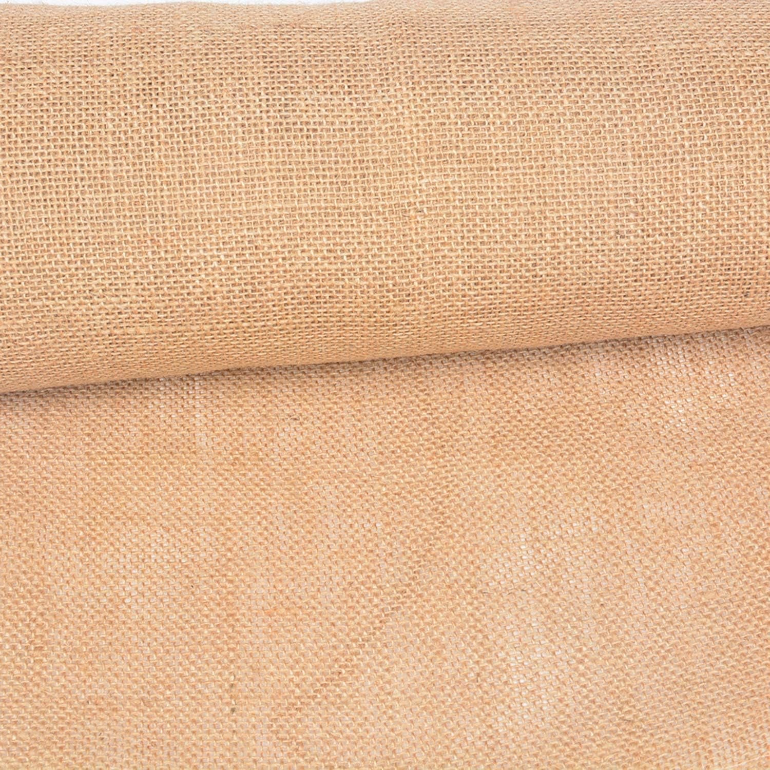 10-Yard Natural Burlap Fabric Roll – 12" Wide | Jute Ribbon for Crafts, Home & Wedding Décor