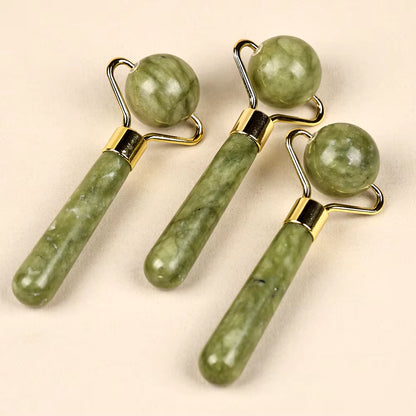 Natural Jade Face Roller Gua Sha Scraper Set Masssager for Face Neck Body Skincare Beauty Guasha Massage Tool Facial Slim Lift