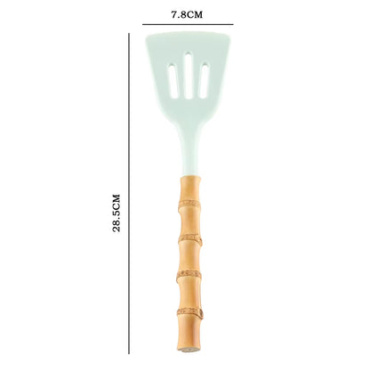 Basting Brush Whisk Tong Spaghetti Pasta Server Turner Spatula Scoop Ladle Soup Serving Spoon Bamboo Root Silicone Kitchenware