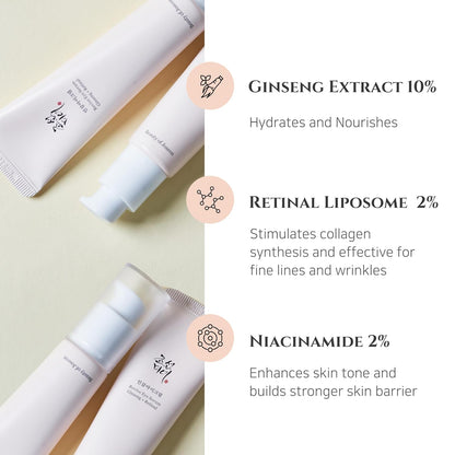 Wrinkle Trio Green Plum Cleanser Revive Eye Serum Glow Serum Deep Cleansing Moisturizer Korean Skincare