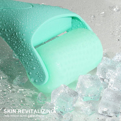 Mint Green Ice Roller – Cooling Face & Eye Roller for Puffiness Relief & Skincare