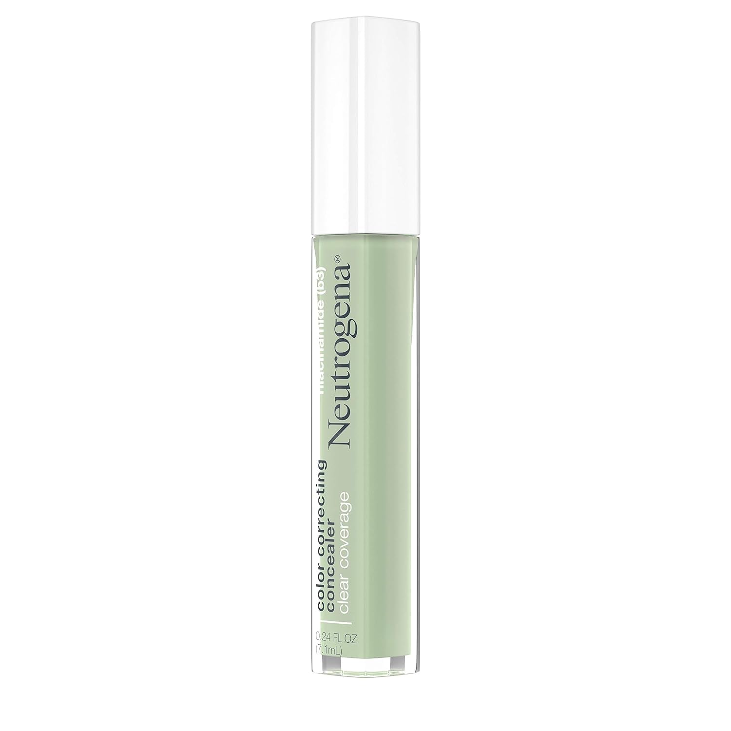 Clear Coverage Color Correcting Lightweight Face Concealer Makeup with Niacinamide & Green Pigment to Help Reduce Redness, 0.24 Fl Oz