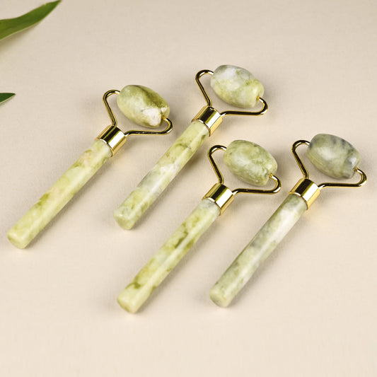 Natural Jade Face Roller Gua Sha Scraper Set Masssager for Face Neck Body Skincare Beauty Guasha Massage Tool Facial Slim Lift