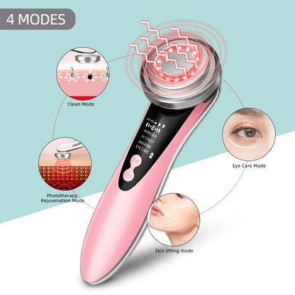 Women Beauty Personal Care Products Wholesale Led Electric Microcurre Face Massager Hot and Cold Face Beauty Equipment