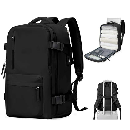Stylish Women's Cabin Travel Backpack - Spacious, Water Resistant Laptop Bag for EasyJet and Ryanair Carry-Ons