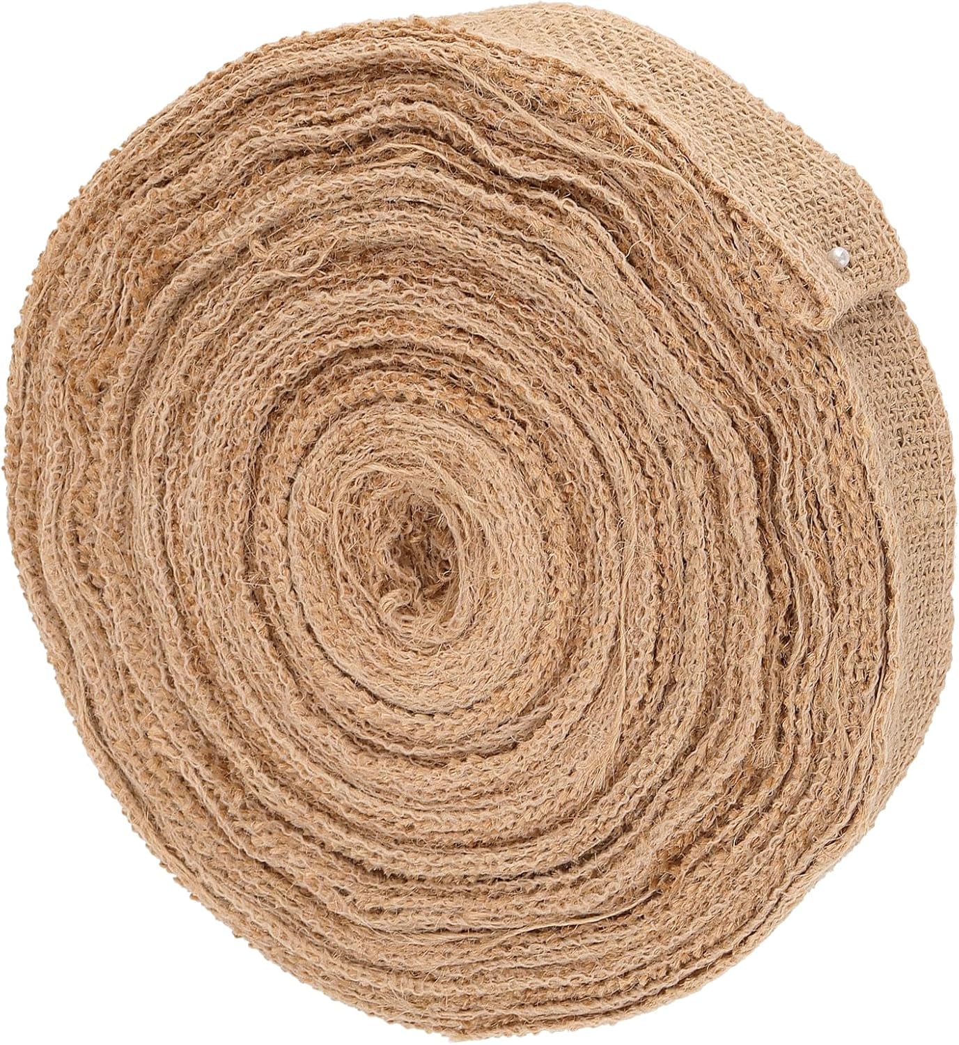 2" Natural Burlap Fabric Ribbon Roll – 54 Yards | Jute Ribbon for DIY Crafts, Art Projects & Decorative Uses