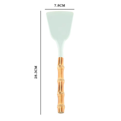 Basting Brush Whisk Tong Spaghetti Pasta Server Turner Spatula Scoop Ladle Soup Serving Spoon Bamboo Root Silicone Kitchenware