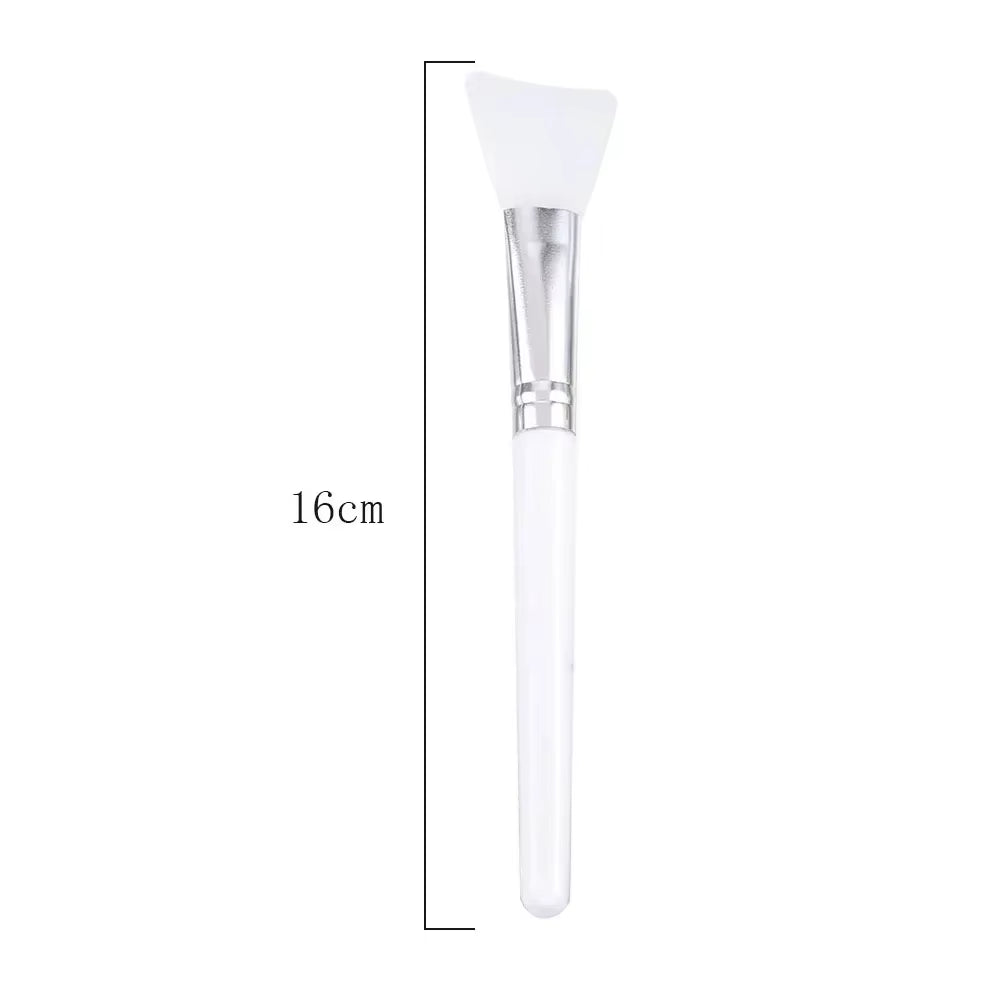 2PCS Silicone Facial Mud Mask Brush Soft Head Face Mask Brushes Makeup Brushes Women Beauty Face Care Cosmetic Applicator Tools