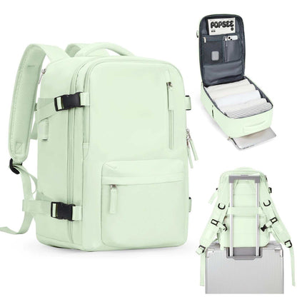 Stylish Women's Cabin Travel Backpack - Spacious, Water Resistant Laptop Bag for EasyJet and Ryanair Carry-Ons