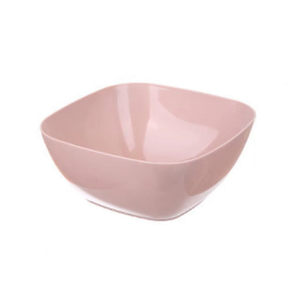 Plastic Square Bowl Unbreakable Multifunctional Plastic Eco-Friendly Easy Clean Salad Fruit Bowl Kitchen Tableware