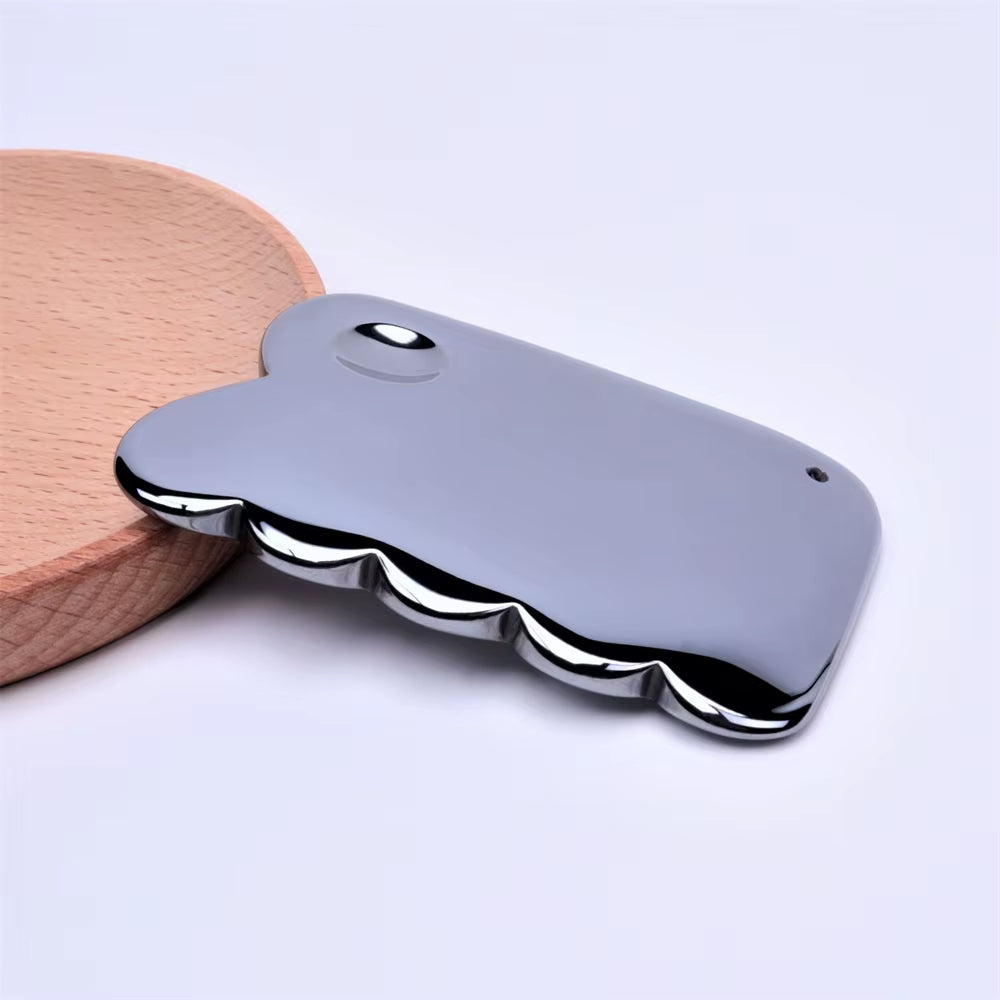 Terahertz Gouache Scraper Facial Massager for Face Skincare Beauty Lift Device Body Neck Slimming Guasha Massage Tool Gua Sha