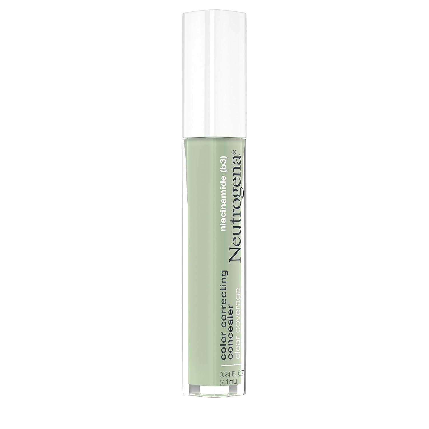 Clear Coverage Color Correcting Lightweight Face Concealer Makeup with Niacinamide & Green Pigment to Help Reduce Redness, 0.24 Fl Oz