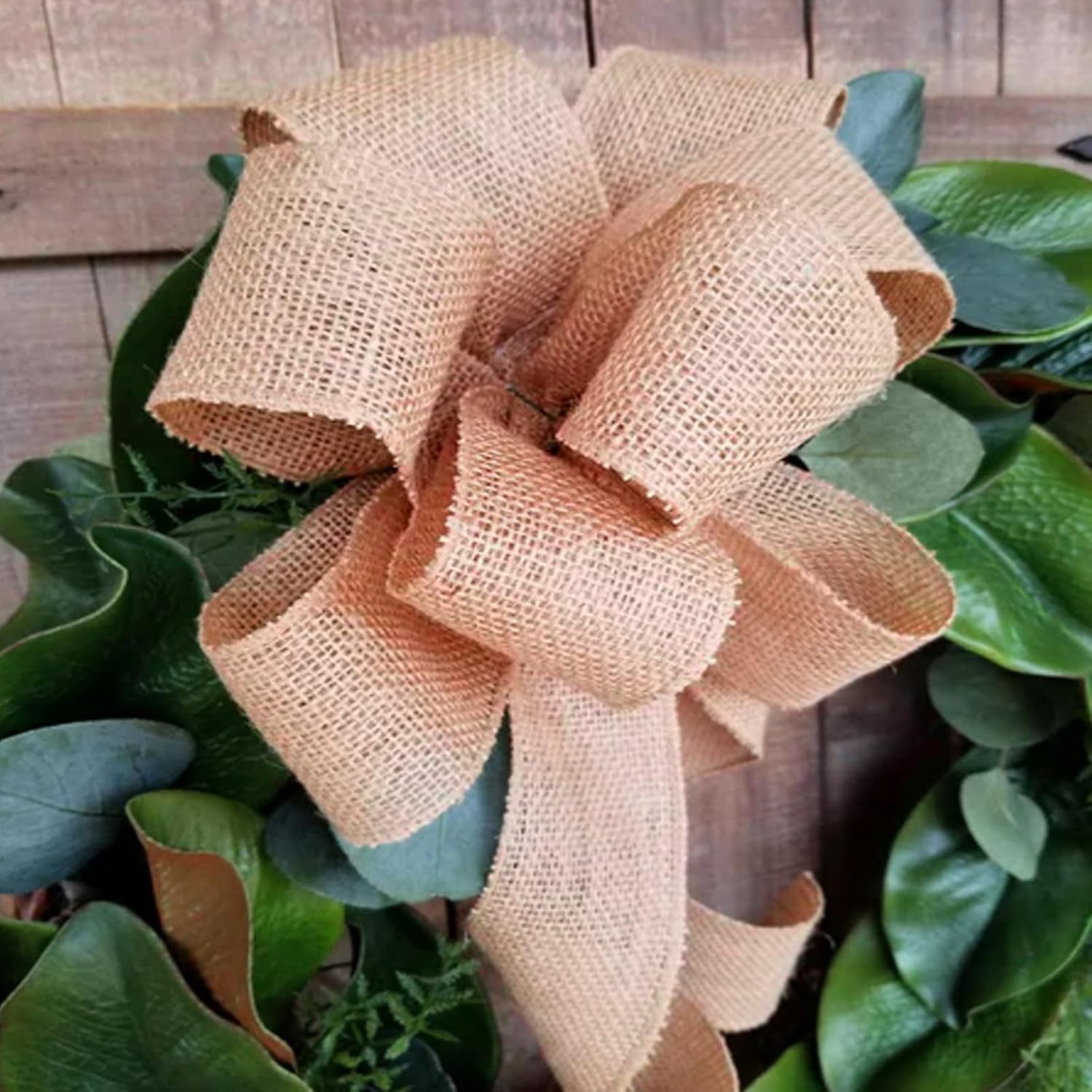 2" Natural Burlap Fabric Ribbon Roll – 54 Yards | Jute Ribbon for DIY Crafts, Art Projects & Decorative Uses