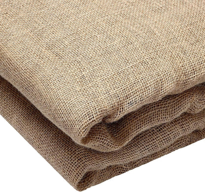 40" Wide x 5 Yards Natural Burlap Fabric – Multipurpose Jute for Crafts, Décor, Weddings & Landscaping