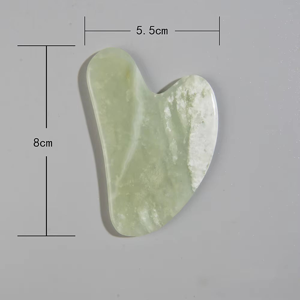 Natural Face Jade Roller Gua Sha Scraper Massager for Neck Body Guasha Eye Massage Face Slimming Therapy Beauty Skincare Tool